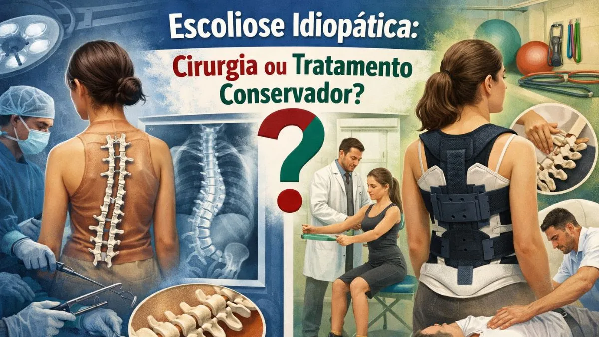 Escoliose idiopática: cirurgia ou tratamento conservador? 1 Escoliose idiopática: cirurgia ou tratamento conservador?